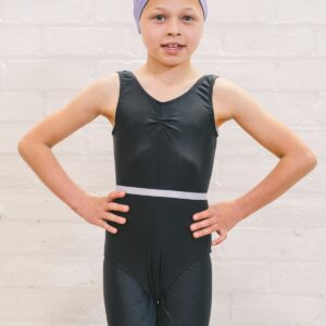 Black Nylon Leotard