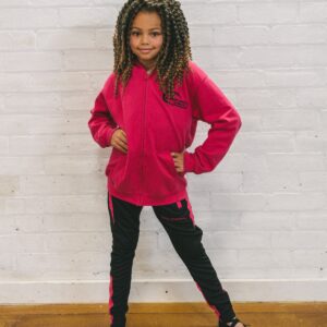 Delta Academy Pink Zip Hoodie